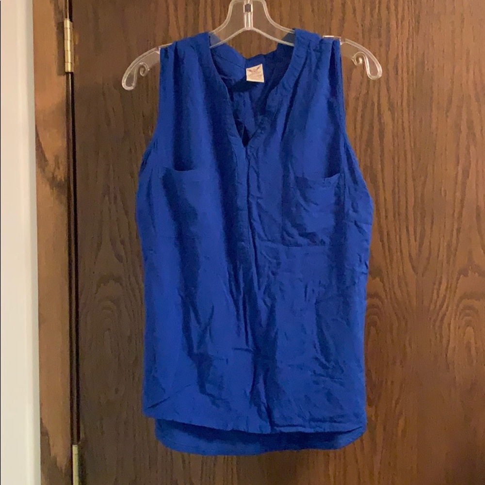 Faded Glory blue tank top. XL.